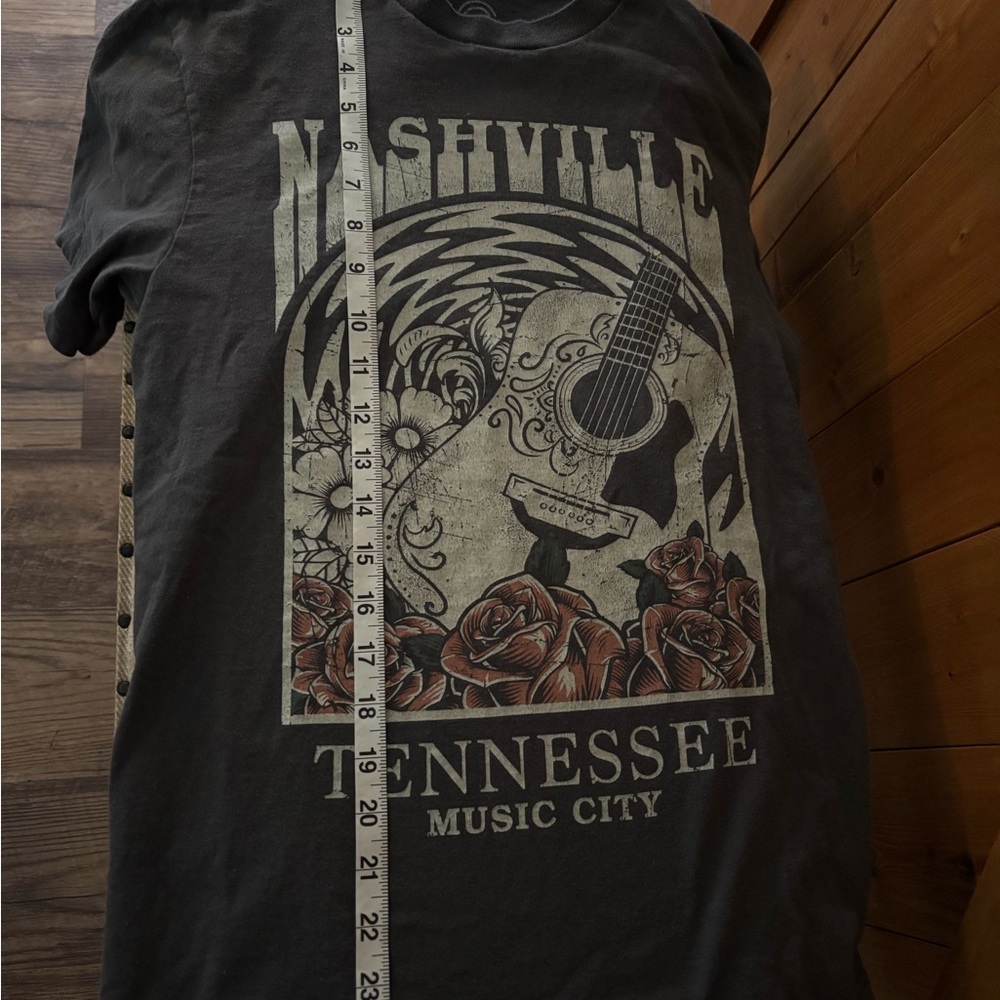 Women's Nashville Tennessee Grey Music City Tee | Size Small - Picture 6 of 7